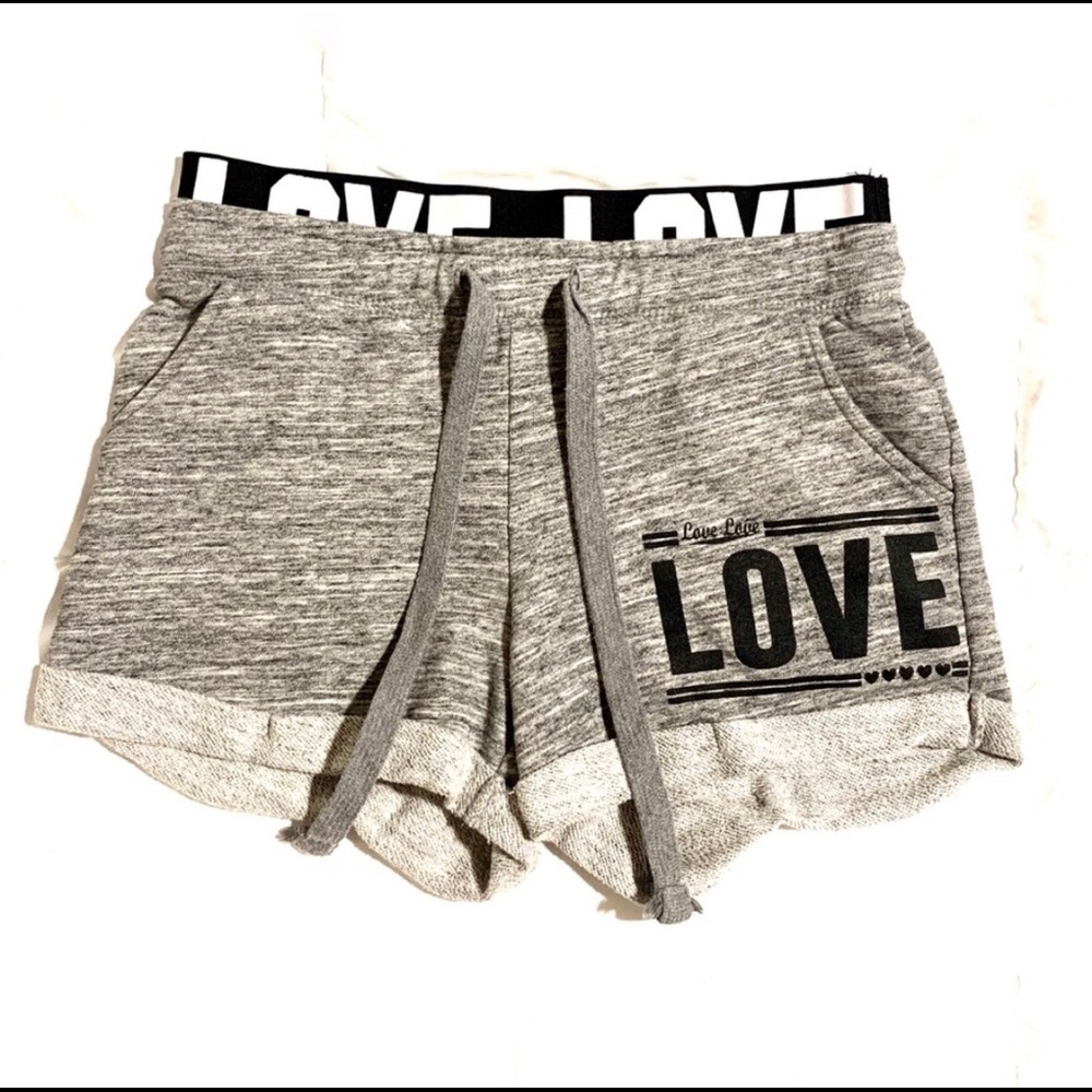 Reflex Comfort “Love” Gray Lounge Shorts!